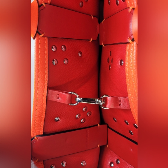 SOLD❌ Christian Louboutin Sunrise Calfskin Leather East West Cabata Tote Bag - Picture 10 of 16